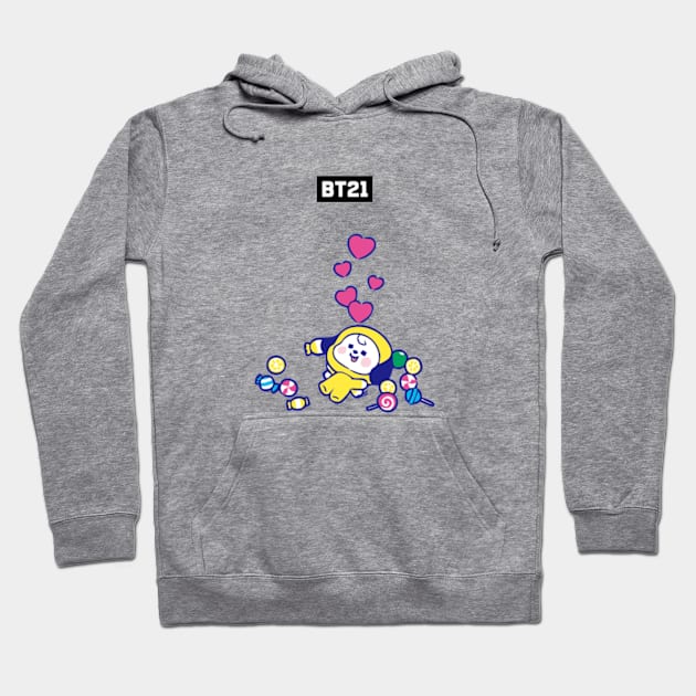 bt21 bts exclusive design 102 Hoodie by Typography Dose